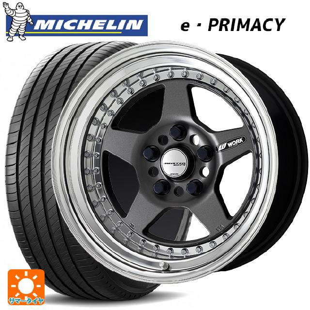 185/65R15 88H ミシュラン 正規品 Eプライマシー ワーク マイスター CR01 MGM 15-5.5J 国産車用 サマータイヤホイール4本セット