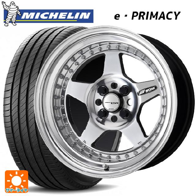 185/60R16 86H ミシュラン Eプライマシー 正規品 ワーク マイスター CR01 PP 16-6J 国産車用 サマータイヤホイール4本セット｜タイヤホイール専門店コニシタイヤ