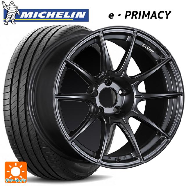 225/55R18 98V ミシュラン 正規品 Eプライマシー タナベ SSR GT X01 フラットブラック 18-7.5J 国産車用 サマータイヤホイール4本セット