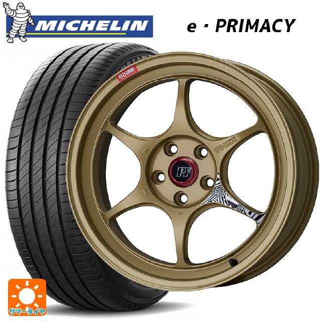 235/60R18 103W MO(メルセデスベンツ承認) ミシュラン 正規品 Eプライマシー エンケイ パフォーマンスライン PF06 ゴールド 18-8J 国産車用 サマータイヤホイール4本セット