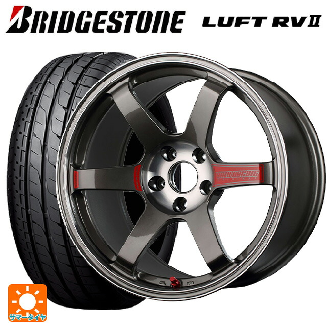 スバル フォレスター(SL系)用 225/55R18 98V ブリヂストン ルフトRV2(日本製) 正規品 # レイズ ボルクレーシング TE37 サーガ SL PG 新品サマータイヤホイール 4本セット