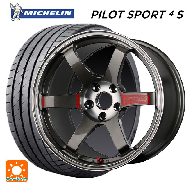 トヨタ GRカローラ(4BA-GZEA14H)用 255/35R18 94Y XL ミシュラン 正規品 パイロットスポーツ4S レイズ ボルクレーシング TE37 サーガ SL PG 新品サマータイヤホイール 4本セット