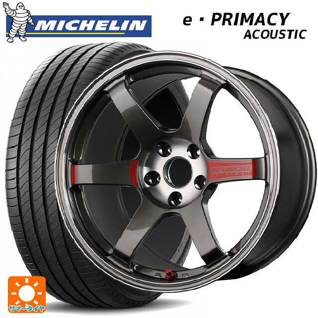 235/45R18 98V XL ミシュラン 正規品 Eプライマシー アコースティック レイズ ボルクレーシング TE37 サーガ SL # PG 18-8.5J 国産車用 サマータイヤホイール4本セット