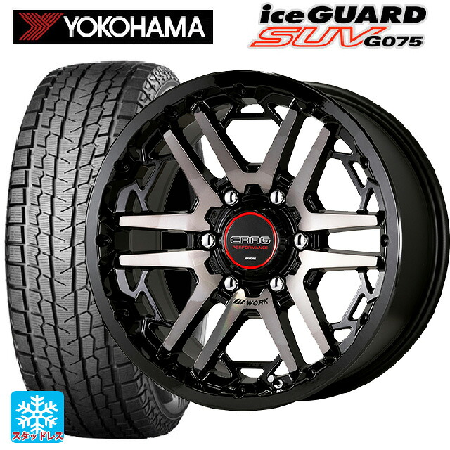 トヨタ ランドクルーザープラド(150系)用 285/70R17 121/118Q ヨコハマ アイスガードSUV G075 # ワーク クラッグ ティーグラビック3 # BPA 新品スタッドレスタイヤホイール 4本セット|タイヤホイール専門店コニシタイヤ