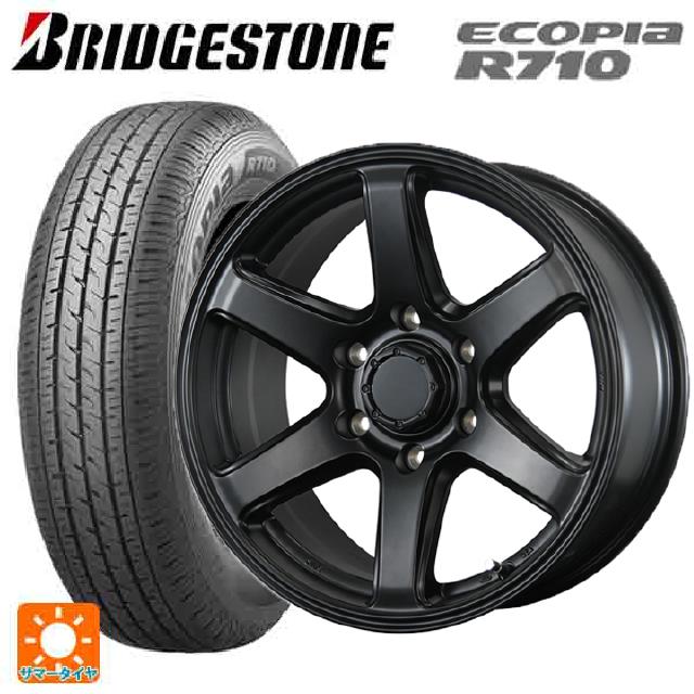 ニッサン NV350キャラバン(E26系)用 195/80R15 107/105N ブリヂストン エコピア R710 正規品 トピー ME-A MB 新品サマータイヤホイール 4本セット