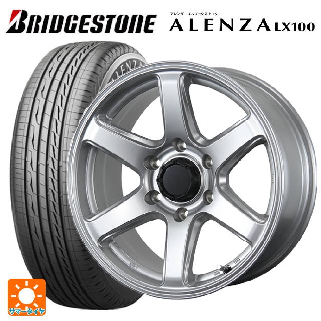 トヨタ ハイラックス(120系)用 275/65R17 115H ブリヂストン アレンザLX100 正規品 トピー ME-A # シルバー 新品サマータイヤホイール 4本セット