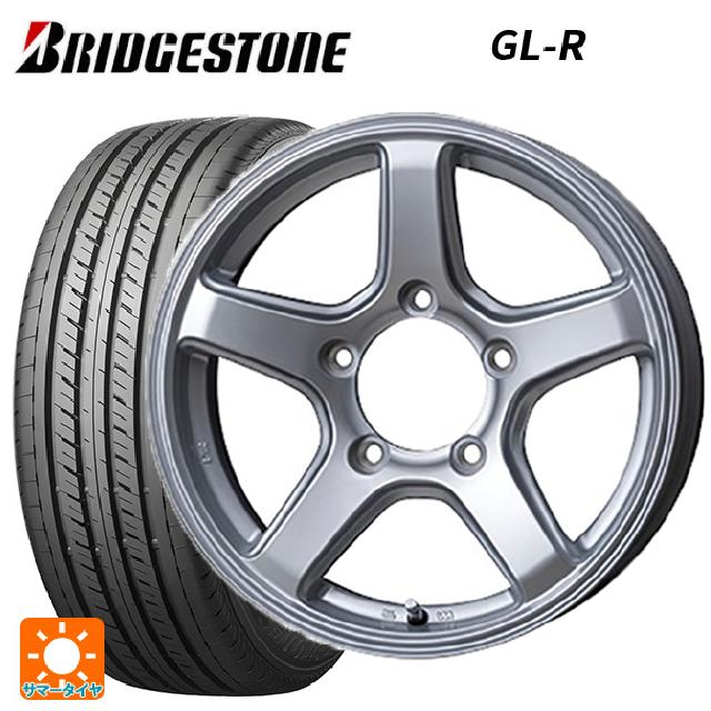215/65R16 109/107R ブリヂストン GL-R 正規品 トピー ME-A # シルバー 16-5.5J 国産車用 サマータイヤホイール4本セット
