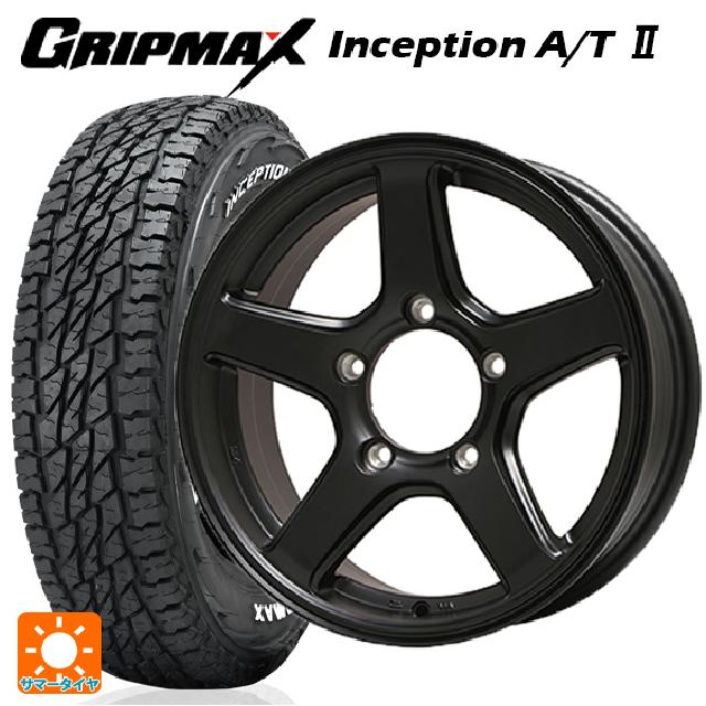 175/80R16 91S グリップマックス インセプション A/T2 ホワイトレター トピー ME-A # MB 16-5.5J 国産車用 サマータイヤホイール4本セット