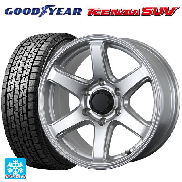 在庫有 2024年製 265/65R17 112Q グッドイヤー アイスナビ SUV # トピー ME-A # シルバー 17-7.5J 国産車用 スタッドレスタイヤホイール4本セット