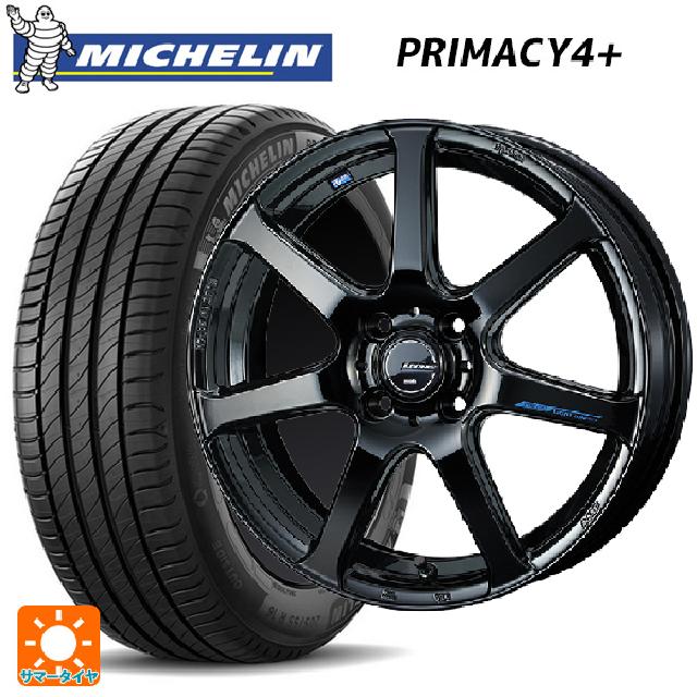 195/50R16 88V XL ミシュラン プライマシー4＋ 正規品 ウェッズ レオニス ナヴィア07 PBK 16-6J 国産車用 サマータイヤホイール4本セット｜タイヤホイール専門店コニシタイヤ