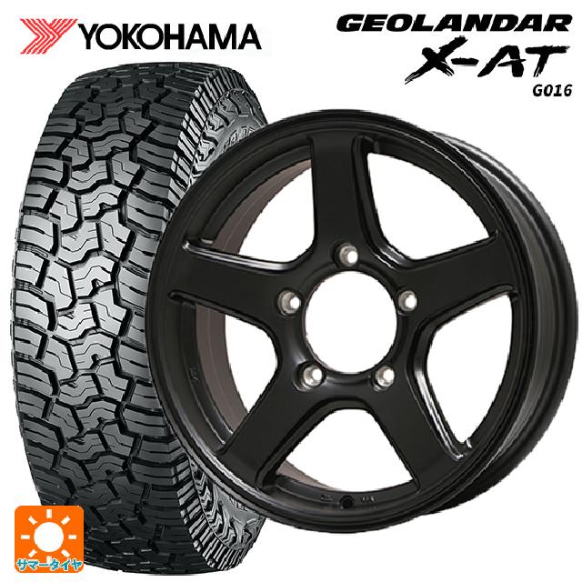 在庫有 スズキ ジムニー(64系)用 215/70R16 100/97Q ヨコハマ ジオランダー X-AT G016 ブラックレター 正規品 トピー ME-A # MB 新品サマータイヤホイール 4本セット