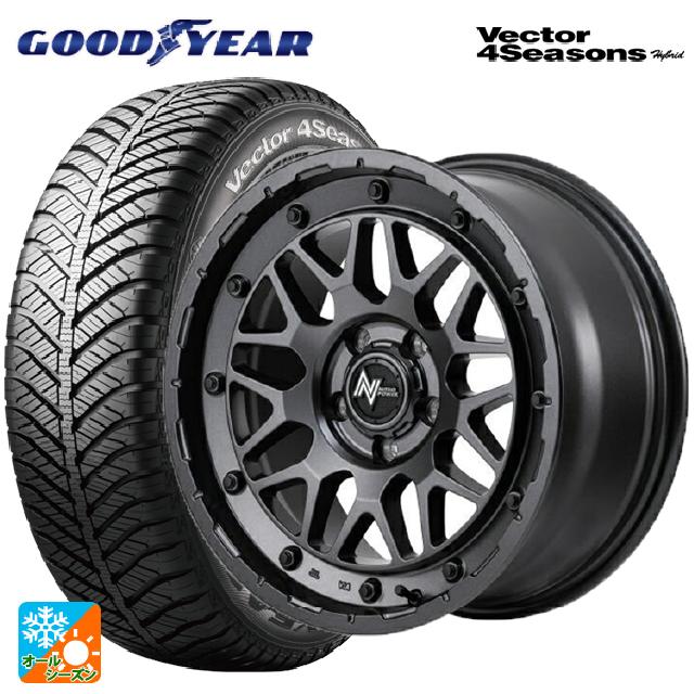 215/60R16 95H グッドイヤー ベクターフォーシーズンズ ハイブリッド エムアイディー ナイトロパワー M29 スティンガー バレルブラック 16-7J 国産車用 オールシーズンタイヤホイール4本セット 101,965円