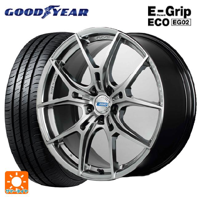 スバル レヴォーグ(VN系)用 225/45R18 95W XL グッドイヤー エフィシェントグリップ エコ EG02 レイズ グラムライツ 57エフエックスズィー リミテッドエディション QNJ 新品サマータイヤホイール 4本セット