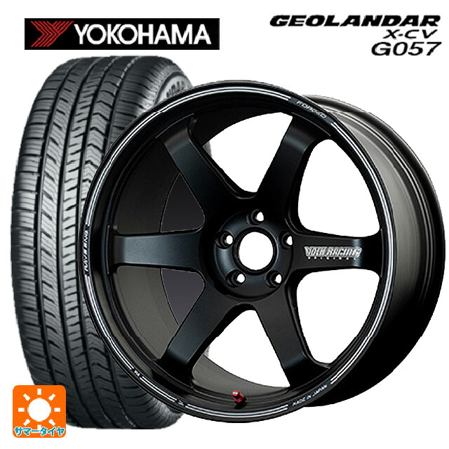 マツダ CX-80(KL5/KL3系)用 235/55R19 105W XL ヨコハマ ジオランダー X-CV G057 正規品 レイズ ボルクレーシング TE37ウルトラ トラックエディション2 BC 新品サマータイヤホイール 4本セット