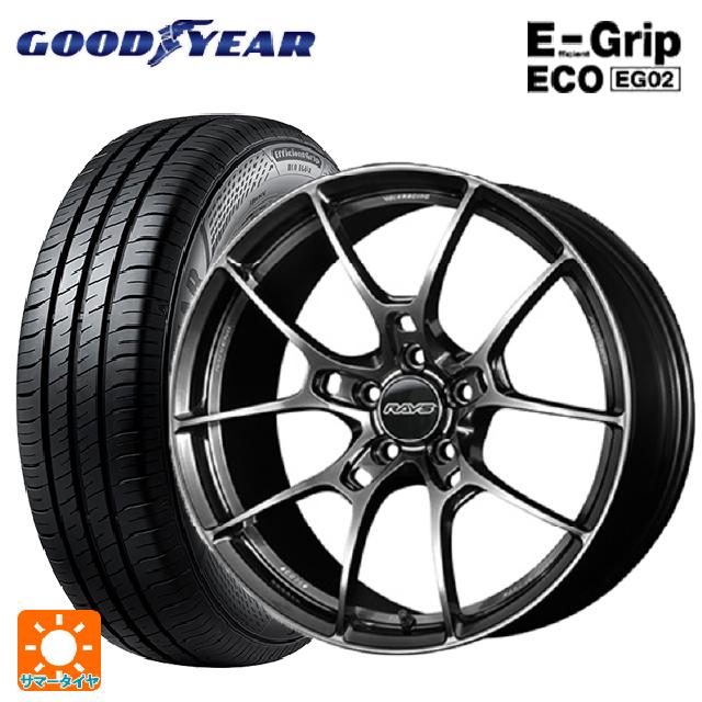 スバル レヴォーグ(VN系)用 225/45R18 95W XL グッドイヤー エフィシェントグリップ エコ EG02 レイズ ボルクレーシング G025 HK 新品サマータイヤホイール 4本セット|タイヤホイール専門店コニシタイヤ