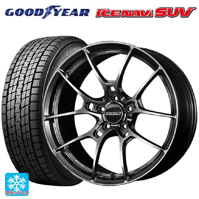 235/60R18 107Q XL グッドイヤー アイスナビ SUV # レイズ ボルクレーシング G025 HK 18-8J 国産車用 スタッドレスタイヤホイール4本セット｜タイヤホイール専門店コニシタイヤ 203,675円