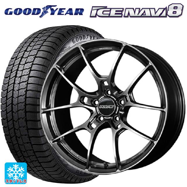 スバル レガシィアウトバック(BS系)用 245/45R19 102Q XL グッドイヤー アイスナビ8 レイズ ボルクレーシング G025 HK 新品スタッドレスタイヤホイール 4本セット