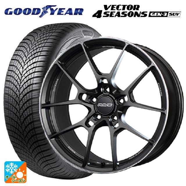 235/55R18 104V XL グッドイヤー ベクター4シーズンズ ジェン3 SUV レイズ ボルクレーシング G025 MK 18-8J 国産車用 オールシーズンタイヤホイール4本セット