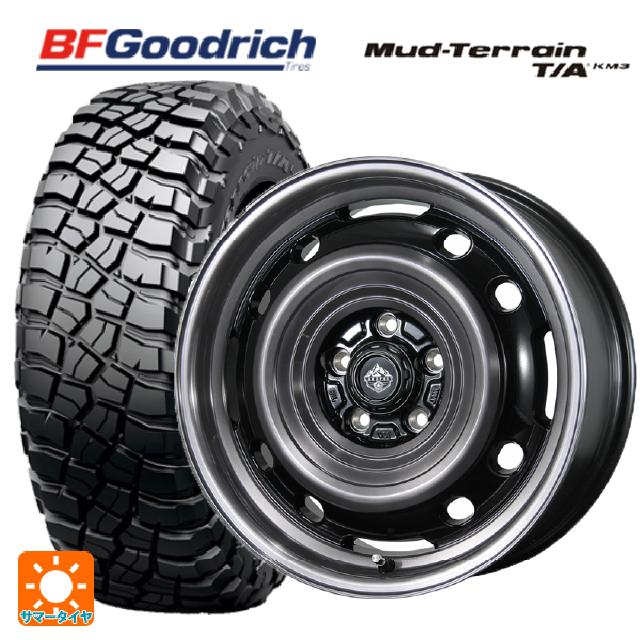 225/75R16 115/112Q BFグッドリッチ マッドテレーン TA KM3 ブラックレター 正規品 トピー ランドフット XFG SC/P 16-7J 国産車用 サマータイヤホイール4本セット