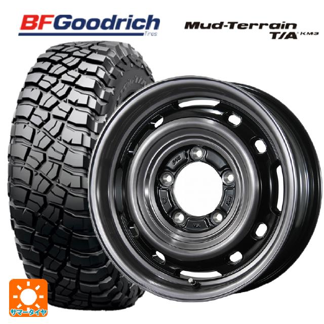 スズキ ジムニーシエラ(74系)用 225/75R16 115/112Q BFグッドリッチ マッドテレーン TA KM3 ブラックレター 正規品 トピー ランドフット XFG SC/P 新品サマータイヤホイール 5本セット