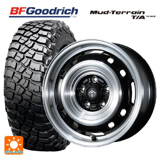 225/75R16 115/112Q BFグッドリッチ マッドテレーン TA KM3 ブラックレター 正規品 トピー ランドフット XFG # GB/P 16-7J 国産車用 サマータイヤホイール4本セット