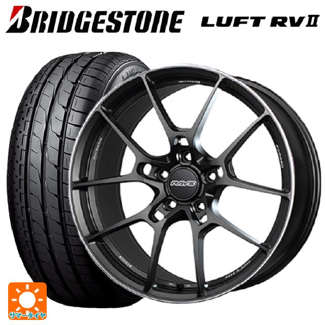 スバル フォレスター(SL系)用 225/55R18 98V ブリヂストン ルフトRV2(日本製) 正規品 # レイズ ボルクレーシング G025 MK 新品サマータイヤホイール 4本セット