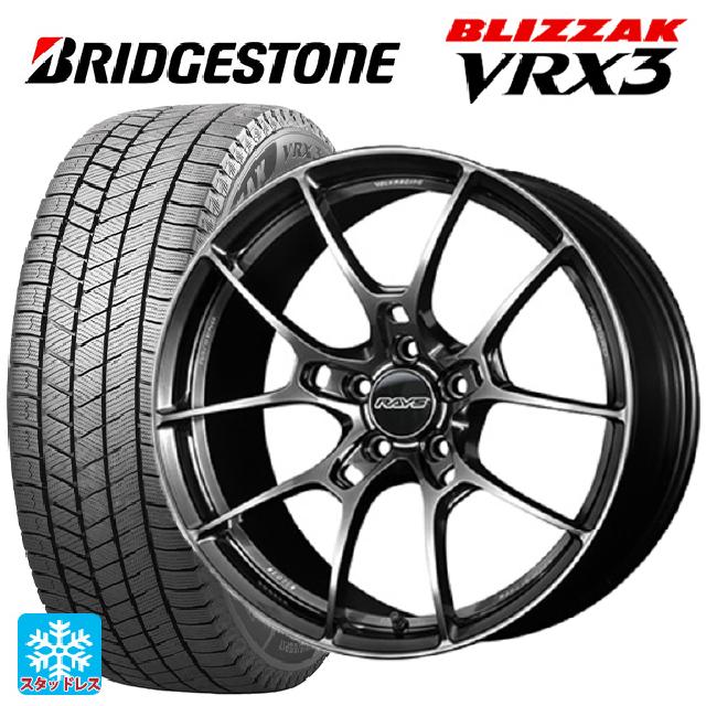 スバル フォレスター(SL系)用 225/55R18 102Q XL ブリヂストン ブリザック VRX3 正規品 # レイズ ボルクレーシング G025 HK 新品スタッドレスタイヤホイール 4本セット