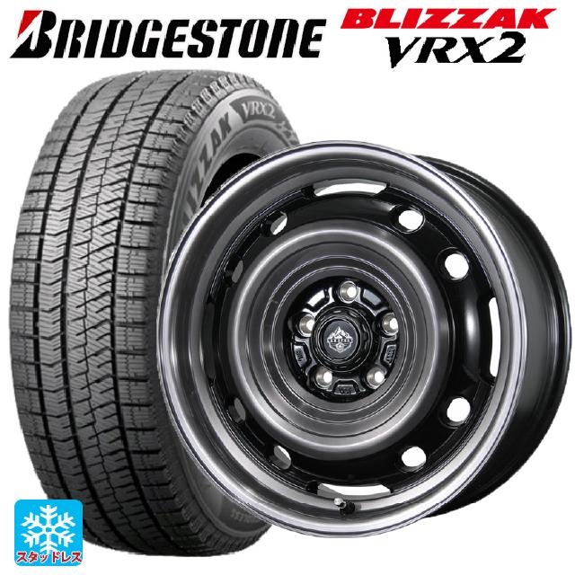 2024年製 195/60R16 89Q ブリヂストン ブリザック VRX2 正規品 トピー ランドフット XFG SC/P 16-7J 国産車用 スタッドレスタイヤホイール4本セット