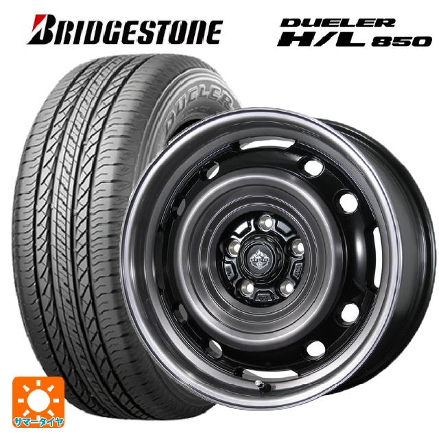 215/60R17 96H ブリヂストン デューラー HL850 正規品 トピー ランドフット XFG SC/P 17-7J 国産車用 サマータイヤホイール4本セット