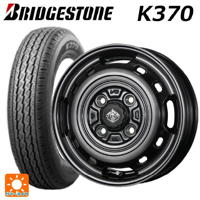 145/80R12 80/78N ブリヂストン K370 正規品 # トピー ランドフット XFG SC/P 12-3.5J 国産車用 サマータイヤホイール4本セット