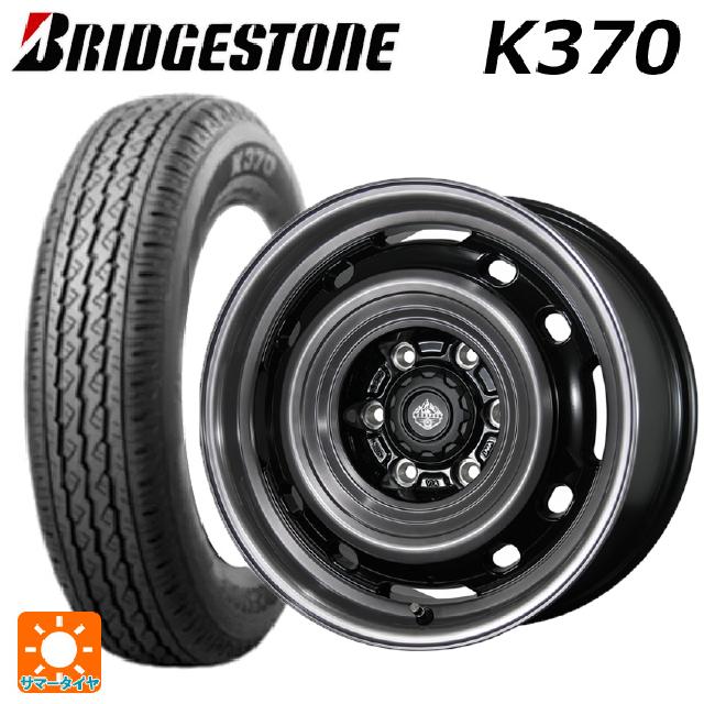 145/80R12 80/78N ブリヂストン K370 正規品 # トピー ランドフット XFG GB/P 12-3.5J 国産車用 サマータイヤホイール4本セット