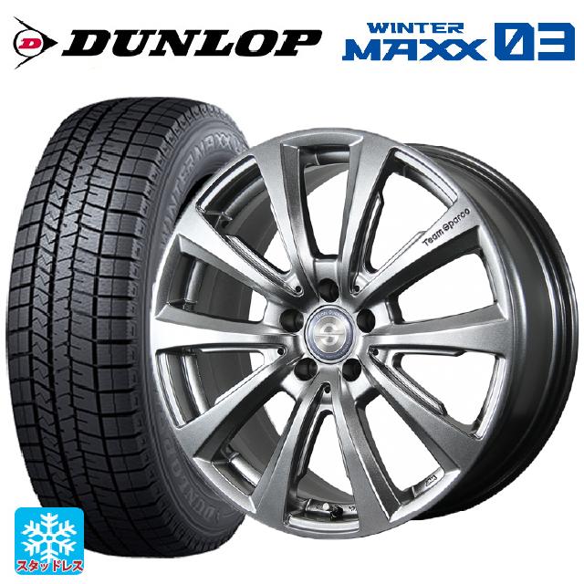 ミニ エースマン(J05)用 225/40R18 88Q ダンロップ ウィンターマックス 03(WM03) トピー チームスパルコ ヴァローザ バージョン02 # MG 新品スタッドレスタイヤホイール 4本セット