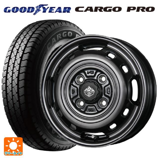 トヨタ プロボックス(160系)用 155/80R14 88/86S グッドイヤー カーゴプロ トピー ランドフット XFG SC/P 新品サマータイヤホイール 4本セット
