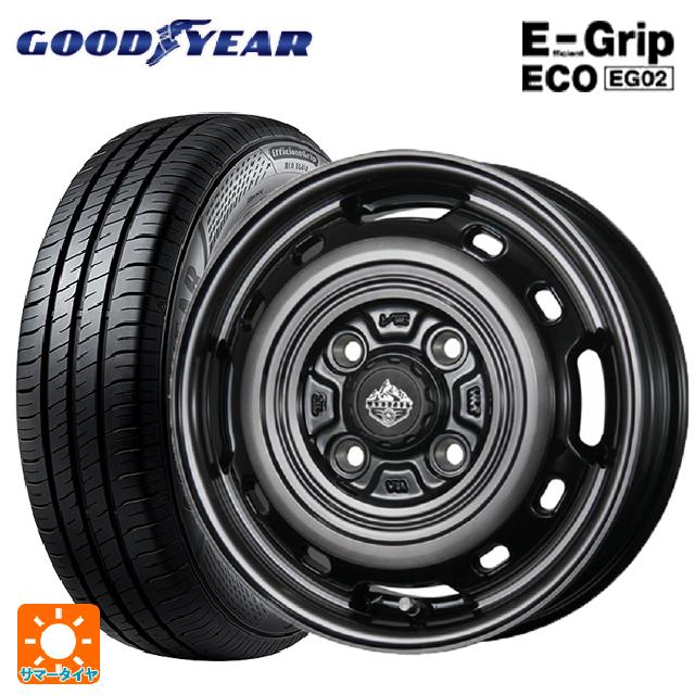 185/70R14 88S グッドイヤー エフィシェントグリップ エコ EG02 # トピー ランドフット XFG SC/P 14-5J 国産車用 サマータイヤホイール4本セット