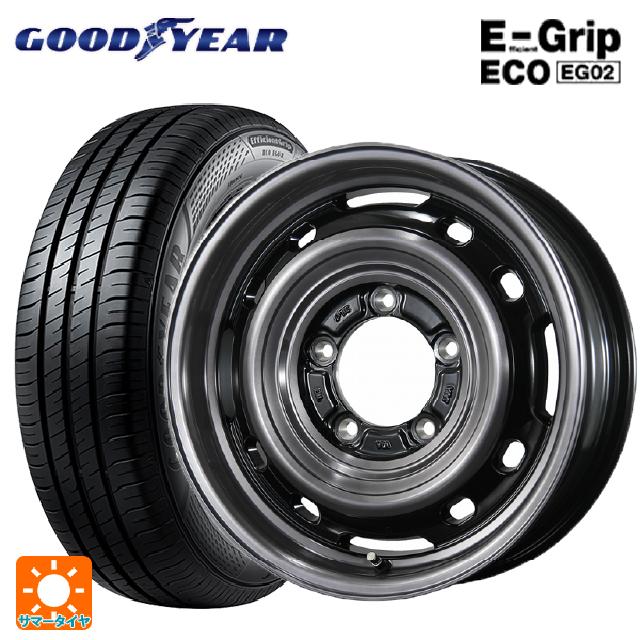 215/65R16 98H グッドイヤー エフィシェントグリップ エコ EG02 トピー ランドフット XFG SC/P 16-6J 国産車用 サマータイヤホイール4本セット