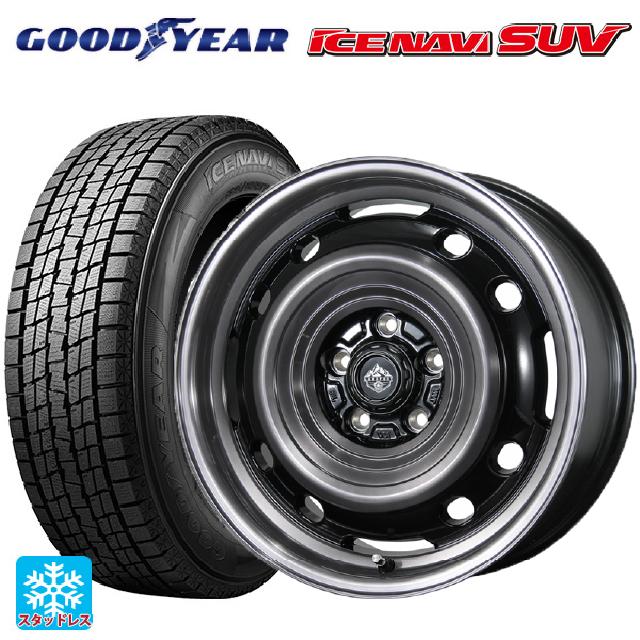 225/65R17 102Q グッドイヤー アイスナビ SUV # トピー ランドフット XFG SC/P 17-7J 国産車用 スタッドレスタイヤホイール4本セット
