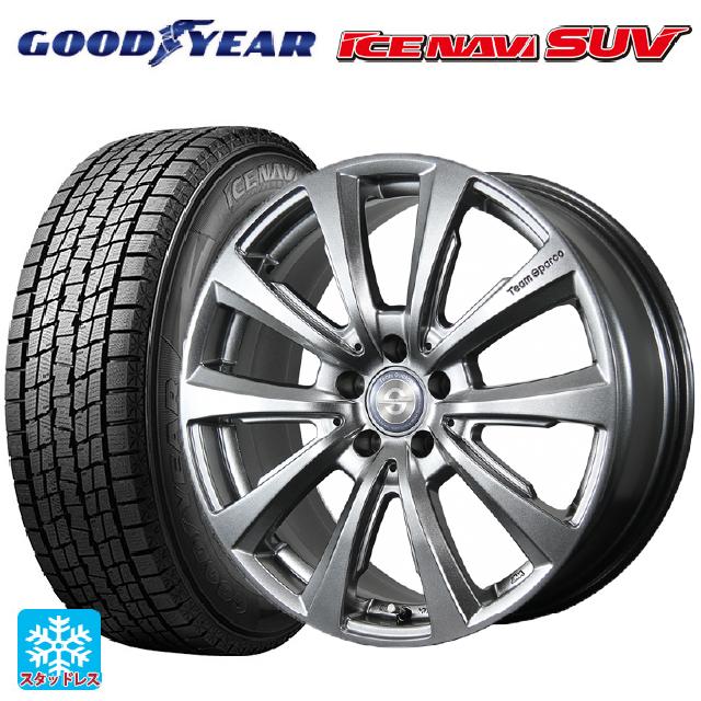 BMW X2(U10)用 225/55R18 98Q グッドイヤー アイスナビ SUV # トピー チームスパルコ ヴァローザ バージョン02 # MG 新品スタッドレスタイヤホイール 4本セット