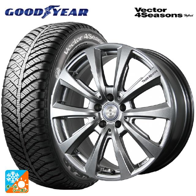 ミニ ミニクーパー(電気自動車)(J01)用 205/50R17 93H XL グッドイヤー ベクターフォーシーズンズ ハイブリッド トピー チームスパルコ ヴァローザ バージョン02 # MG 新品オールシーズンタイヤホイール 4本セット