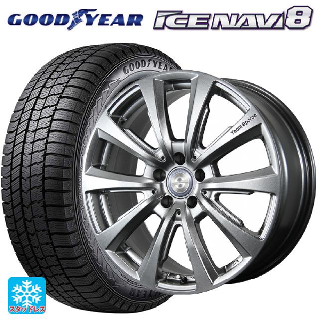 ミニ ミニクーパー(ガソリン車)(F66)用 215/45R17 87Q グッドイヤー アイスナビ8 # トピー チームスパルコ ヴァローザ バージョン02 MG 新品スタッドレスタイヤホイール 4本セット｜タイヤホイール専門店コニシタイヤ
