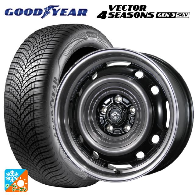 2024年製 225/60R17 103V XL グッドイヤー ベクター4シーズンズ ジェン3 SUV # トピー ランドフット XFG SC/P 17-7J 国産車用 オールシーズンタイヤホイール4本セット