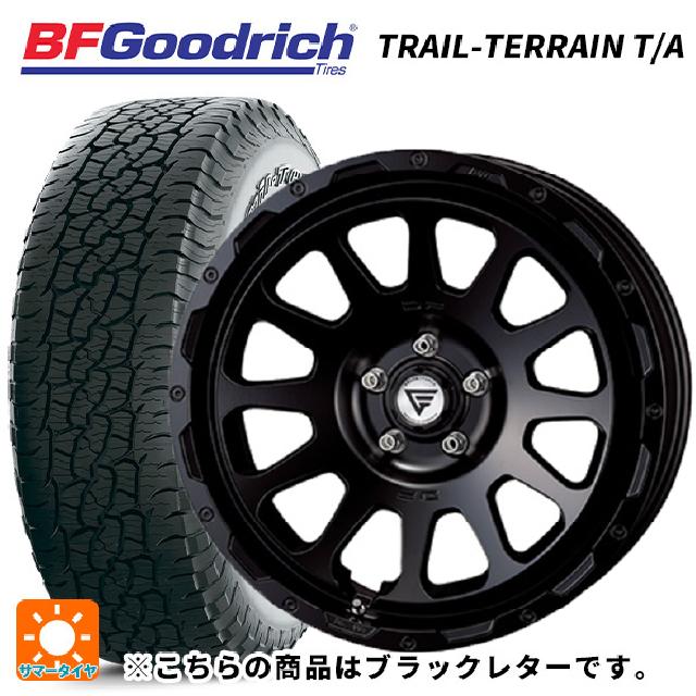235/60R18 107H XL BFグッドリッチ トレイルテレーン T/A ブラックレター 正規品 エクシズルライン デルタフォース オーバル FF サテンブラック 18-8J 国産車用 サマータイヤホイール4本セット