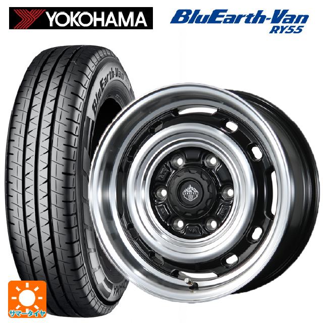 195/80R15 107/105Q ヨコハマ ブルーアースVan RY55C トピー ランドフット XFG GB/P 15-6J 国産車用 サマータイヤホイール4本セット