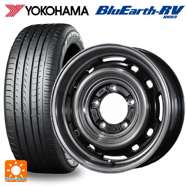 215/65R16 98H ヨコハマ ブルーアース RV03 # トピー ランドフット XFG SC/P 16-6J 国産車用 サマータイヤホイール4本セット