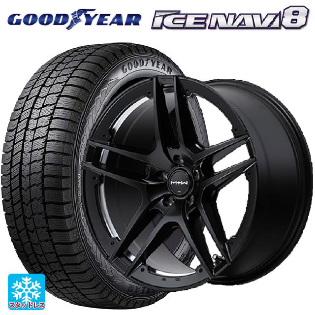 2024年製 225/55R19 99Q グッドイヤー アイスナビ8 エムアイディー MTW TW025 SBK 19-7.5J 国産車用 スタッドレスタイヤホイール4本セット