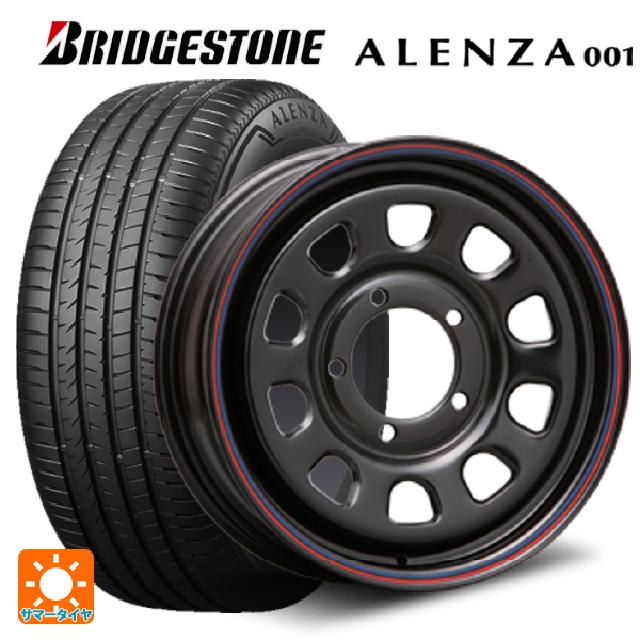 215/65R16 98H ブリヂストン アレンザ001 正規品 エムエルジェイ デイトナ SS Black 16-6J 国産車用 サマータイヤホイール4本セット