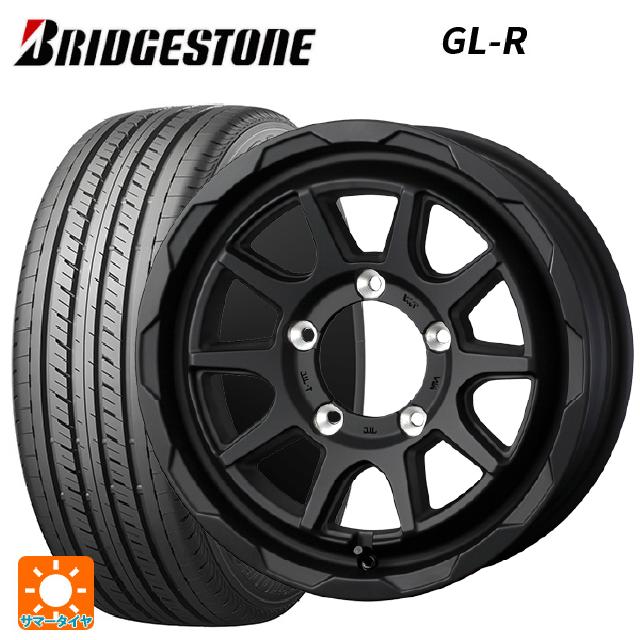 215/65R16 109/107R ブリヂストン GL-R 正規品 ウェッズ マッドヴァンス06 フルマットブラック 16-6J 国産車用 サマータイヤホイール4本セット|タイヤホイール専門店コニシタイヤ