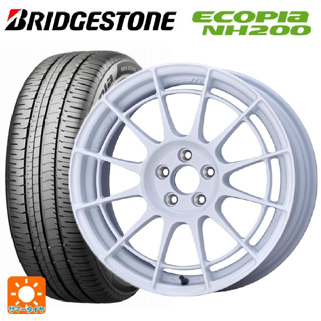 スバル BRZ(ZD8)用 215/45R17 91W XL ブリヂストン エコピア NH200 正規品 エンケイ レーシングレボリューション NT03RR For GR86 / BRZ Cup（NTR1775445100W） W 新品サマータイヤホイール 4本セット