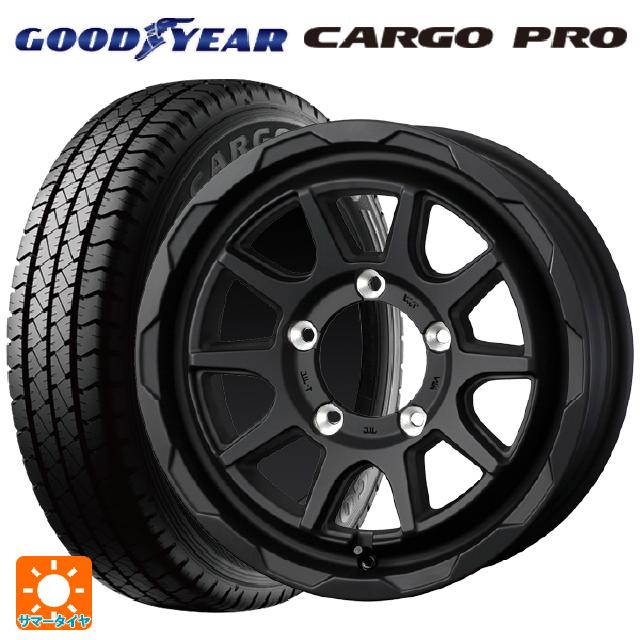 スズキ ジムニーシエラ(74系)用 195/80R15 107/105S グッドイヤー カーゴプロ ウェッズ マッドヴァンス06 フルマットブラック 新品サマータイヤホイール 5本セット|タイヤホイール専門店コニシタイヤ