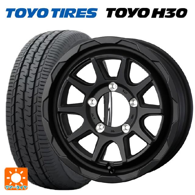 スズキ ジムニーノマド(JC74W)用 195/80R15 107/105N トーヨー H30 ホワイトレター ウェッズ マッドヴァンス06 フルマットブラック 新品サマータイヤホイール 4本セット｜タイヤホイール専門店コニシタイヤ