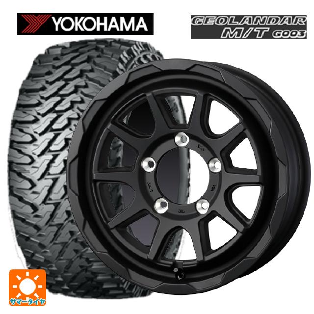 225/75R16 115/112Q ヨコハマ ジオランダー M/T G003 正規品 ウェッズ マッドヴァンス06 # フルマットブラック 16-5.5J 国産車用 サマータイヤホイール4本セット|タイヤホイール専門店コニシタイヤ